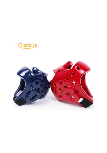 Kırmızı Boks Taekwondo Muay Thai Kask Baş Koruma Koruyucu Eğitim Dişlisi Kırmızı