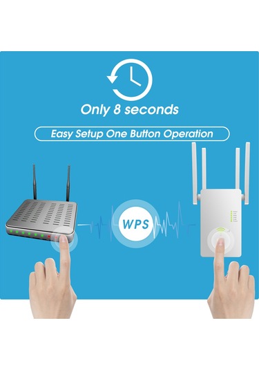 Geeksen Repeater Ac1200mbps Wifi Menzil Genişletici/tekrarlayıcı/yönlendirici