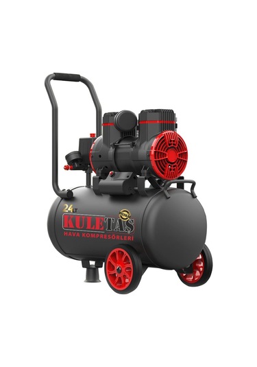Kuletaş Premium 2 HP 8 Bar Sessiz Yağsız Hava Kompresörü 24 L