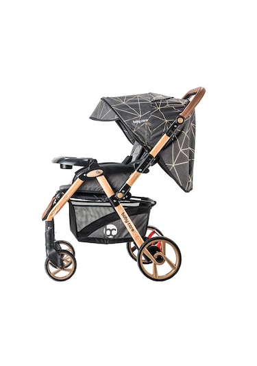 Baby Care 55 Maxi Pro Çift Yönlü Bebek Arabası Gold Kahve