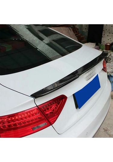 Audi A5 B8 4 Kapı M4 Bagaj Üstü Spoiler Parlak Siyah Spoyler Plastik İthal 2009-2016