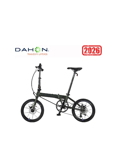 Dahon K9 16 Jant Katlanır Bisiklet 9v M.disk Yeşil Siyah