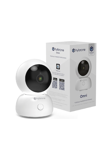 Hybrone Omni Wi-Fi Akıllı Kamera, Akıllı Hareket Takibi, Ses Algılama, Çift Yönlü Sesli Görüşme