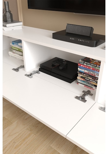 Bofigo Tv Ünitesi Tv Sehpası Düşer Kapaklı Tv Ünitesi Televizyon Sehpası 180 Cm Marvel Beyaz Beyaz Bofigo Tv Ünitesi Tv Sehpası Düşer Kapaklı Tv Ünitesi Televizyon Sehpası 180 Cm Marvel Beyaz Beyaz