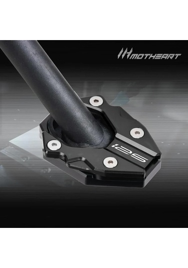 Xuweiwei Red Motorcycle Kickstand Pad Z125 2018-2024 Anti Sinking Soft Ground Side Stand Foot Extension Plate Support