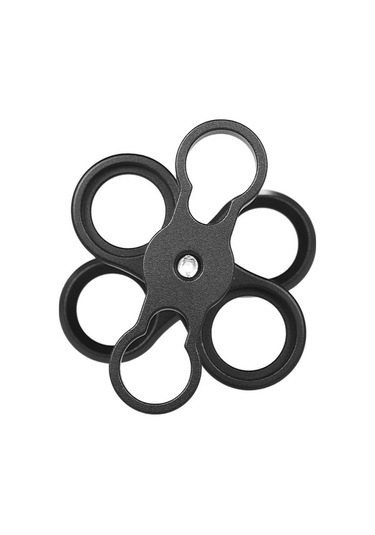 Besthome1 Alüminyum Su Altı Makinesi Işık Braketi - 360 Döner, 1 İnç Klem, 1/4 Vida, Hafif Dayanıklı