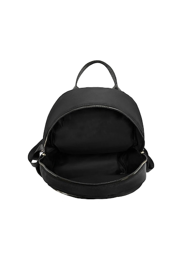 Lixiaqu01 Black Seyahat Sırt Çantası, Çift Omuz Çantası, Şık Siyah