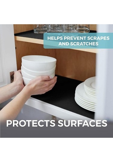 Çekmece Ve Raf Kaplamaları, Sağlam Tutuş, Yapışkan Olmayan En Kolay Montaj Matı, 2 Rulo, 12" X 5 Ayak, Dayanıklı Düzenleme Kaplamaları, Mutfak Dolabı Çekmeceleri, Banyo Siyah Çekmece Ve Raf Kaplamaları, Sağlam Tutuş, Yapışkan Olmayan En Kolay Montaj Matı, 2 Rulo, 12" X 5 Ayak, Dayanıklı Düzenleme Kaplamaları, Mutfak Dolabı Çekmeceleri, Banyo Siyah