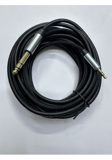 3.5 Mm 6.3 Mm Stereo Aux Kablo Aux Amfi Kablosu 3m
