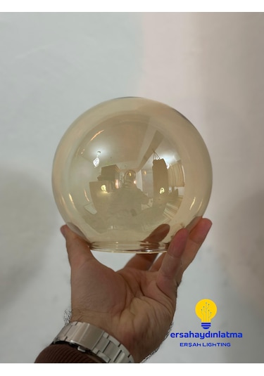 Glob Avize Camı Bal Renk 15 Lik