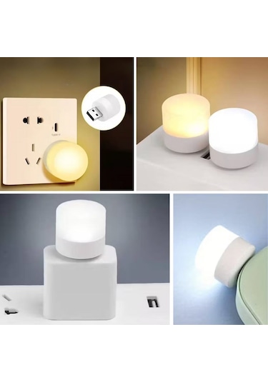 Usb Mini Top Led 10 Lu Aydınlatma Seti Sıcak Renkli Gece Lambası, Enerji Tasarruflu Mikro Led Işıklar 4741 Altın