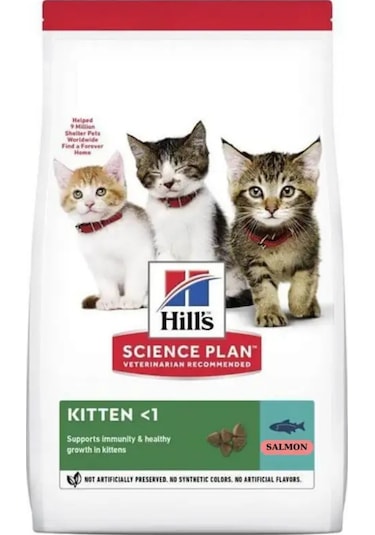 Hill's Scıence Plan Kitten Somonlu Yavru Kedi Maması 5kg+2kg Hediye
