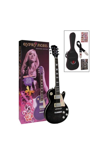 Valencia Gre2Kcbk Elektro Gitar Gypsy Rose Set (Gıgbag. Strap. S