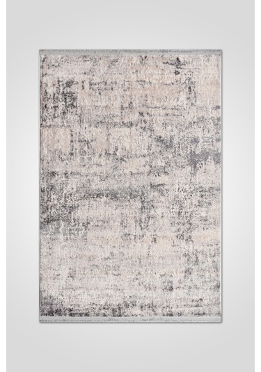 Notteo Modern Halı Yumuşak Dokulu, Dokuma Tabanlı, 7 Mm İnce Form, Dayanıklı Gri 2