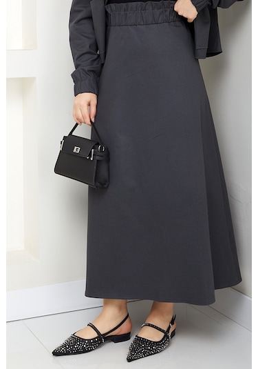 Cerza Ceket Etek İkili Takım 1534 - Antrasit Antrasit