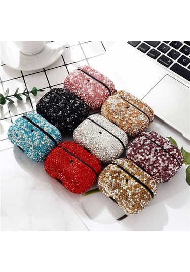 Airpods Uyumlu Pro Kılıf Zore Diamond Silikon No6