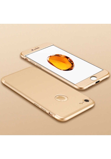 Apple Uyumlu iPhone 5 Kılıf Zore Ays Kapak Gold