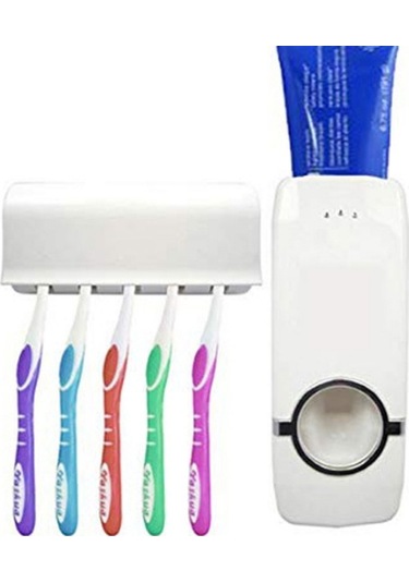 Diş Macunu Sıkacağı Fırçalık Çok Renkli