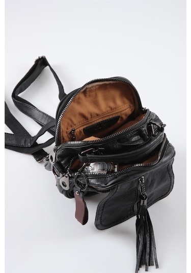 Ççs 17544 Kadın Omuz Ve Sırt Çantası Siyah