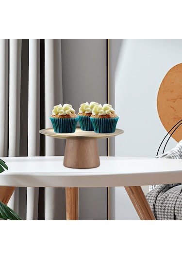 Suntek Magideal Avrupa Kek Standı Yuvarlak Parti Meyve Tabağı 17cm