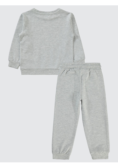 Civil Girls Kız Çocuk Eşofman Takımı 2-5 Yaş Karmelanj Karmelanj Gri