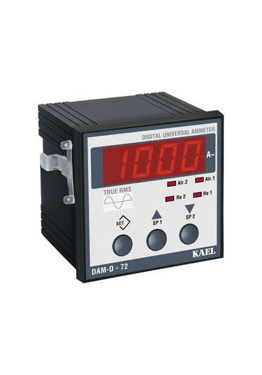 Kael Dam-D-72 - Ac Çift Aşırı Akım Setli Universal Ampermetre