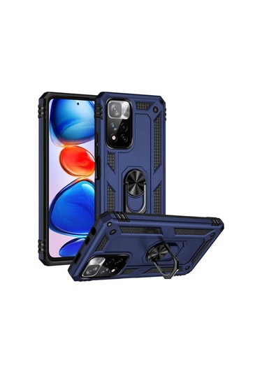 Xiaomi Redmi Note 11 Pro Plus 5g Kılıf Zore Vega Kapak Mavi