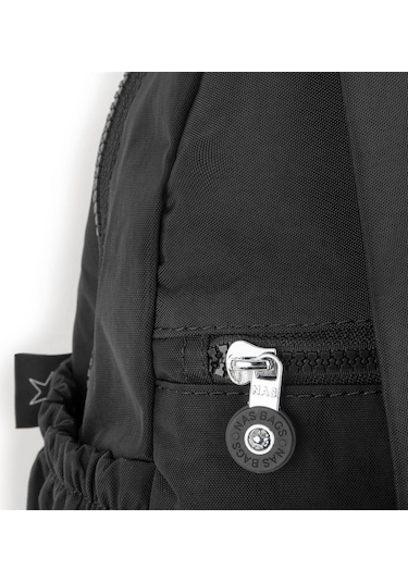 Nas Bag Kadın Sırt Çantası Orta Boy Siyah Siyah