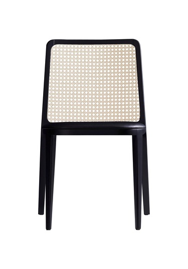 Martha Hazeranlı Ahşap Sandalye Siyah - Siyah