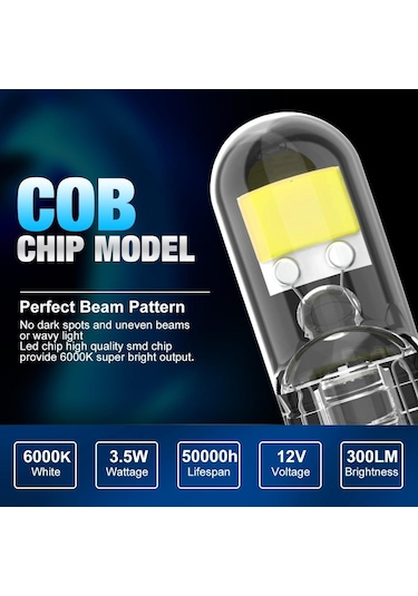 Mavi 2 Adet Yeni T10 Led Ampul W5w Safir Cob Sürücüsüz Led Kama Ampul 168 194 Led 5w5 Araç İç Dome Okuma Lambası Süper Parlak 12 V Araba Işık 6000 K Mavi 2 Adet Yeni T10 Led Ampul W5w Safir Cob Sürücüsüz Led Kama Ampul 168 194 Led 5w5 Araç İç Dome Okuma Lambası Süper Parlak 12 V Araba Işık 6000 K