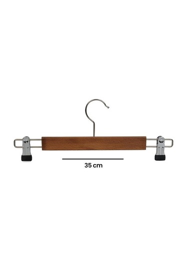 Nyn 8131/b Ahşap Pantolon & Etek Askısı - Ceviz Ceviz
