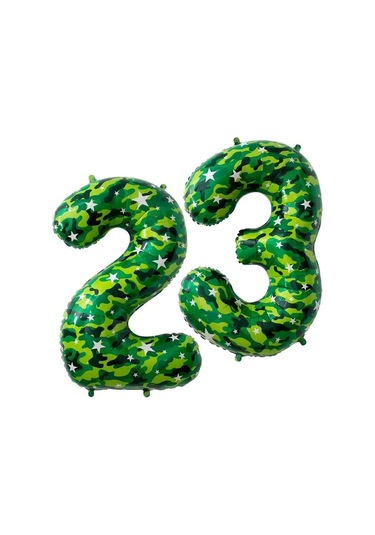 Davajdarit' 23 Şubat Dekoratif Kamuflaj Balonlar 145294302 Zümrüt