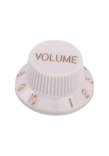 Valencia Pnb1vwt Gitar Volum Düğme Başlığı Plastik Beyaz Dr.Parts