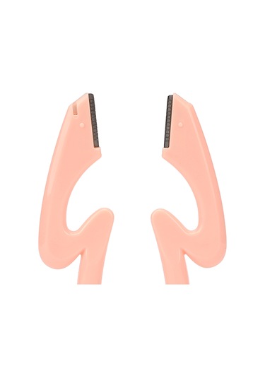 2 Adet Kaş Düzeltici Hassas Mikro Bıçaklı Kavisli Şekil Paslanmaz Çelik Koruyucu Kaş Düzeltici Alet Diğer