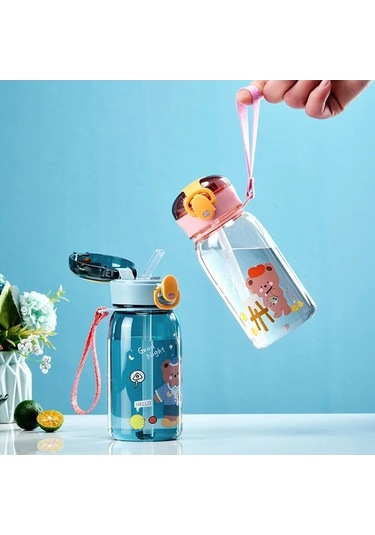 Maoyaya Çocuklar Sevecek Su Damlatmaz Bardak Karikatür Sızdırmaz Su Bardak