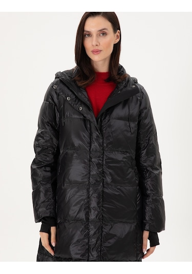 Pierre Cardin Kadın Siyah Kaban 50290312-vr046 Siyah