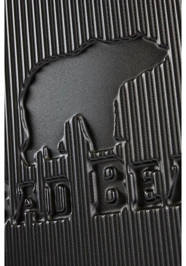 Bad Bear Logo Suitcase 23.01.80.002kg Koyu Gri Orta Boy Tekerlekli Abs Valiz 64 Lt. Koyu Gri
