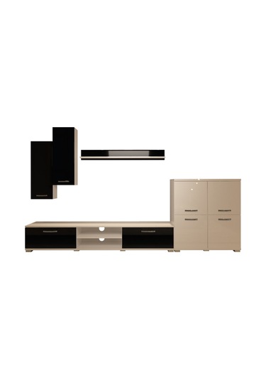 Decoraktiv Eko 6 Mdf Dvd Tv Ünitesi Tv Sehpası Beyaz - Siyah