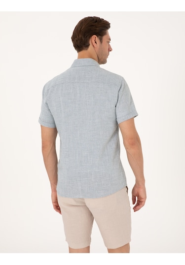 Pierre Cardin Erkek Yeşil Gömlek Kısa Kollu 50307073-vr054 Yeşil