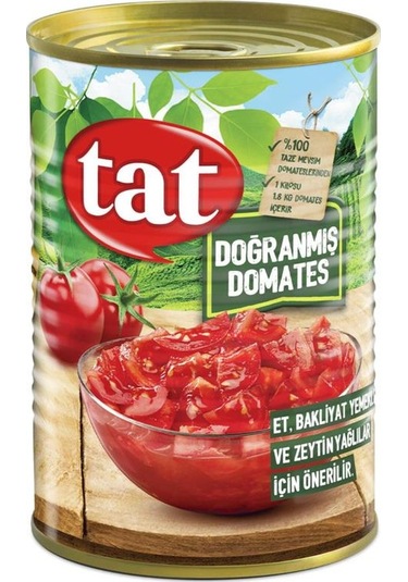 Tat Doğranmış Domates 4050gr Teneke