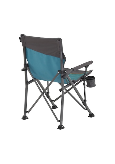Uquip Roxy Yüksek Konforlu & Takviyeli Katlanır Kamp Sandalyesi P Petrol-Std Petrol - Siyah