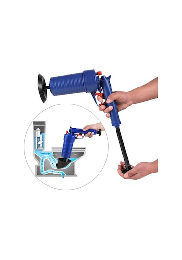 Maxilife Air Blaster Mutfak Tuvalet Lavabo Banyo Yüksek Basınçlı Püskürtücü Tıkanıklık Giderici Diğer