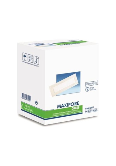 Maxipore Dress Steril Hazır Yara Pansuman Örtüsü 9 x 5 CM 50 Adet