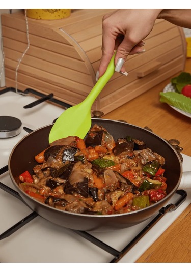 Etes Mutfak Silikon Spatulalar Seti 423205549 Yeşil