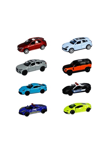 Vardem 9 Parça 1:43 Çek Bırak Metal Araba