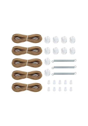 Homyl Rv Pileli Gölge Tamir Takımı Yedek Kablo Kahverengi