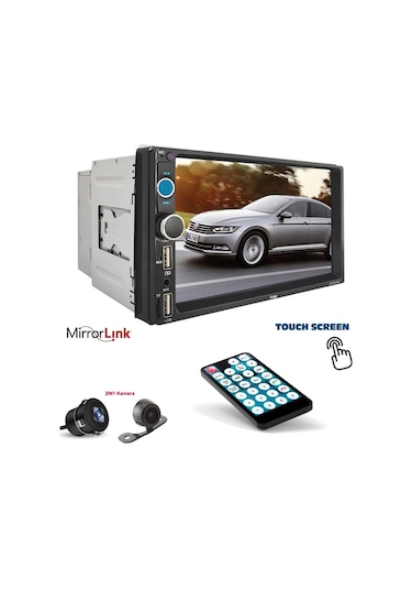Double Teyp 7inch 4x50w Mirorlink Twogo Go-3355