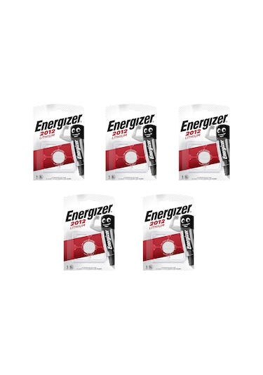 Energizer Cr2012 3v Lityum Düğme Pil 5'li