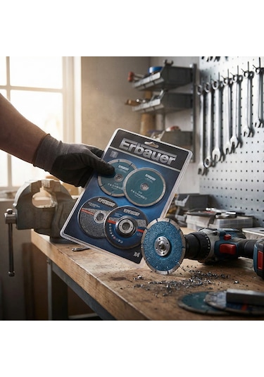 Erbauer 115 MM Taşlama Diski 4'lü Paket