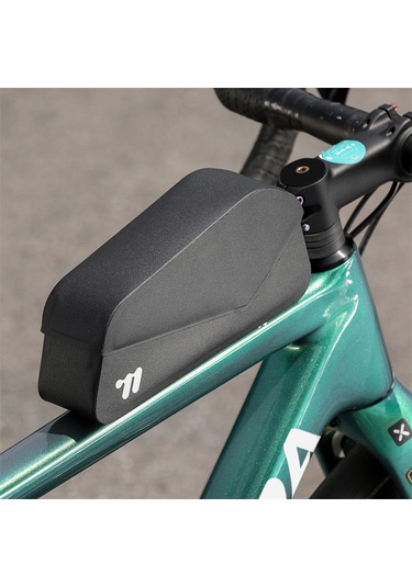 Jeemson Manyetik Kapaklı Su Geçirmez Bisiklet Çantası 1l Kapasiteli, 600d Tpu Malzeme, Kolay Erişim, Rüzgar Direncini Azaltan Tasarım Siyah